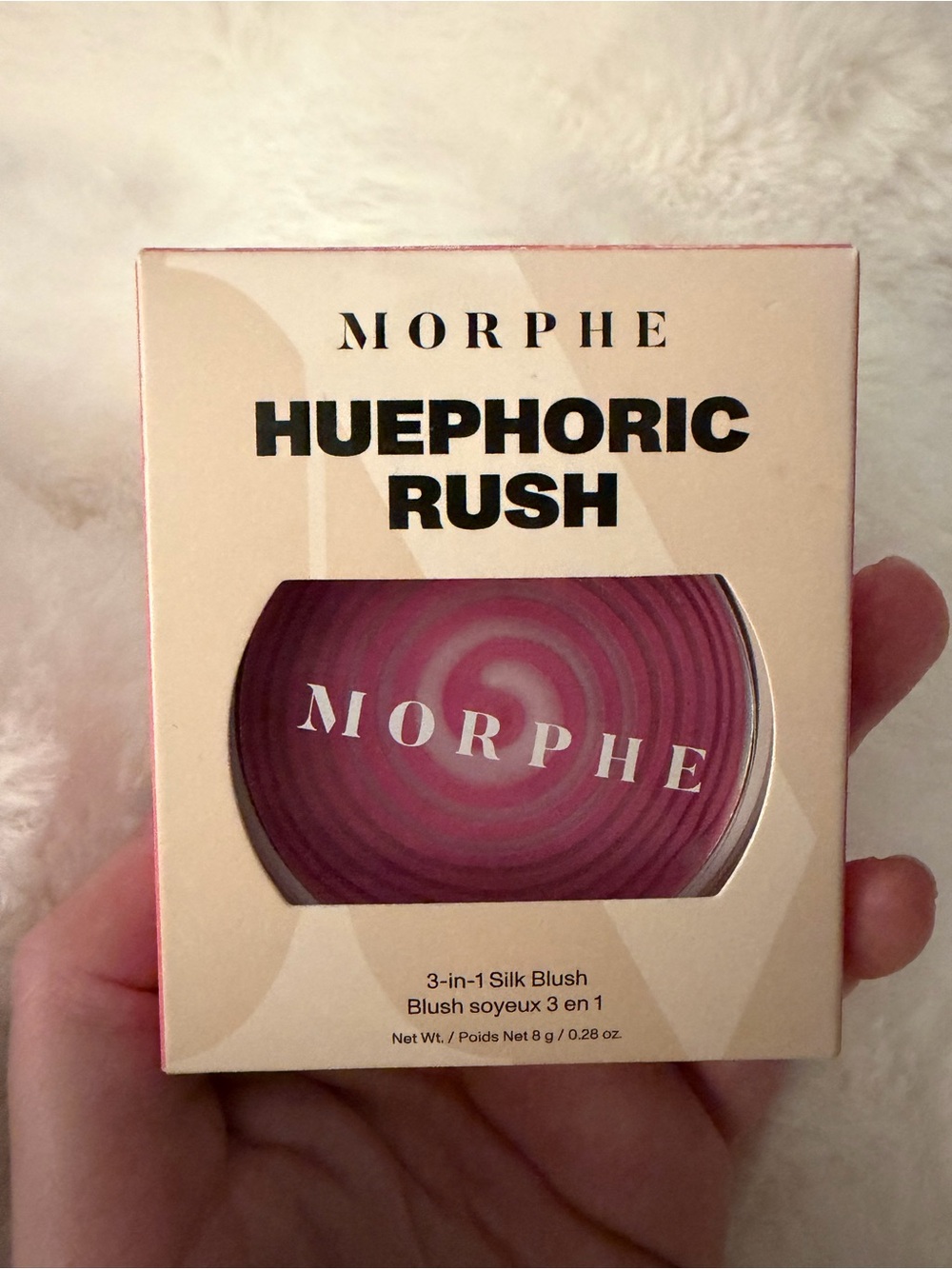 Morphe Huephoric Rush 3-in-1 Silk Blush — Pink